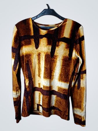 Langarmshirt mit abstraktem Muster