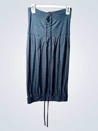 Art Poin Blue trägerfreies Kleid mit Schnürdetail