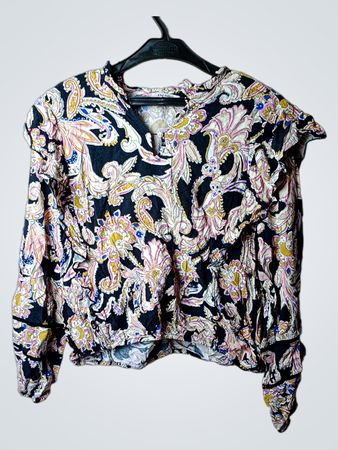 Paisley-Muster Bluse