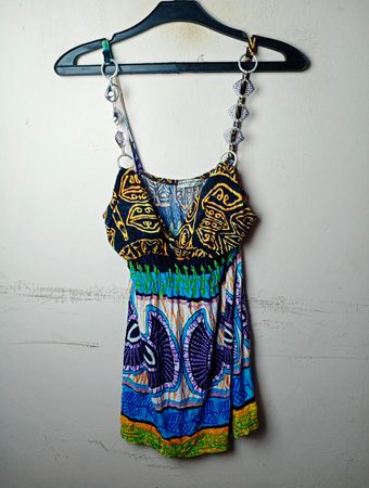 Metrofive M/L-Kleid mit Tribal-Print