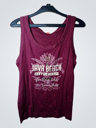 JAVA BEACH COFFEE HOUSE Gefühl wie im Paradies Tanktop