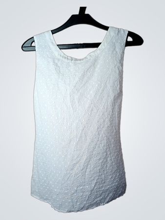 Orsay weißes ärmelloses Top