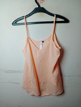 MONI&CO Peach Spaghetti-Träger-Camisole