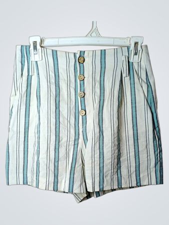 Pimkie Gestreifte Shorts mit Knopfleiste