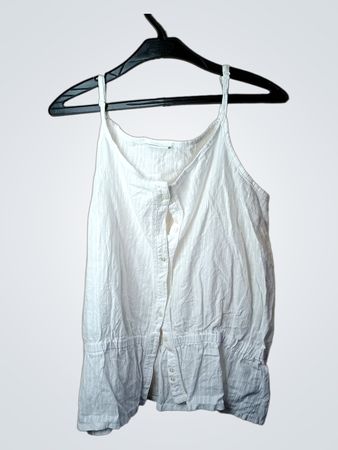 Weißes Tanktop