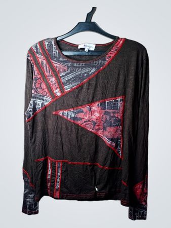 Affinites Langarm-T-Shirt mit Grafikdruck