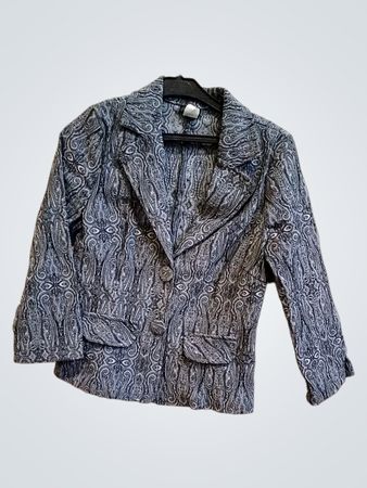 Moncheri Damenblazer mit Paisley-Muster