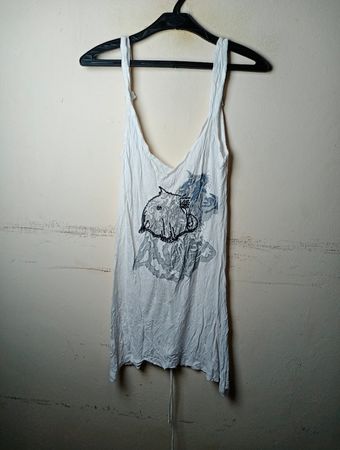 Vero Moda Weißes Grafik-Tanktop