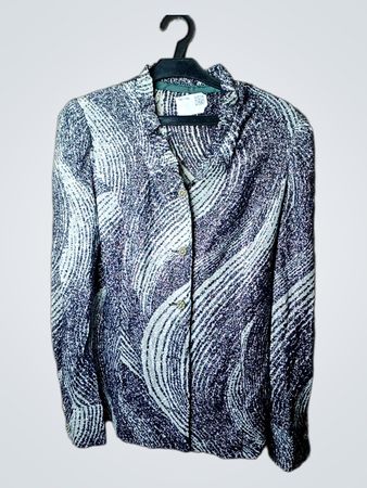 Bluse mit abstraktem Muster