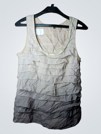 MARC AUREL Ombre Ruffle Trägertop