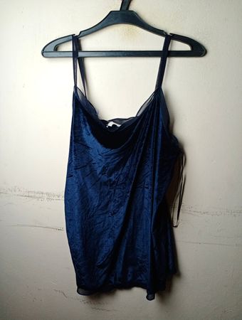 Bellers Blue Samt-Schlupfkleid