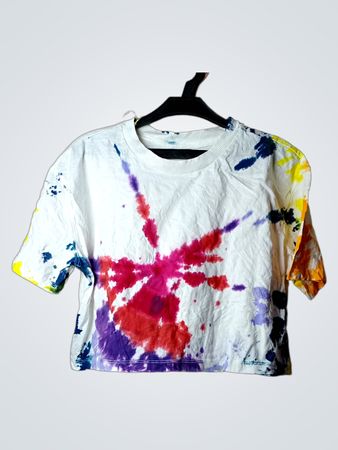 Lefties Batikkurzes T-Shirt