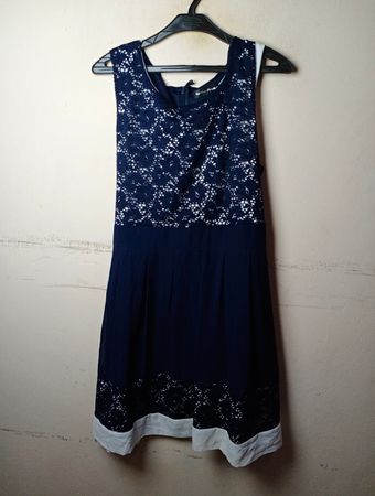 Caroline Morgan Navy Spitzenkleid