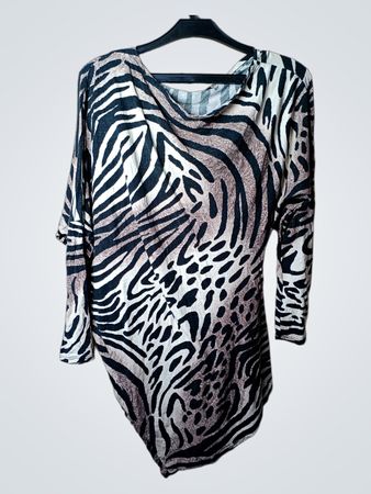 Tiermuster Langarmshirt