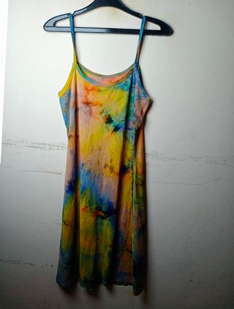 Tie-Dye-Trägerkleid