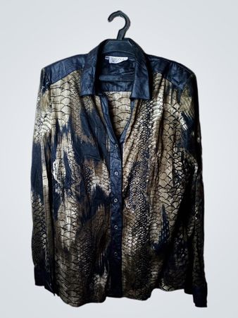 DONA MODA Schlangenprint-Hemd