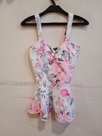 Kiah Floral Peplum Top