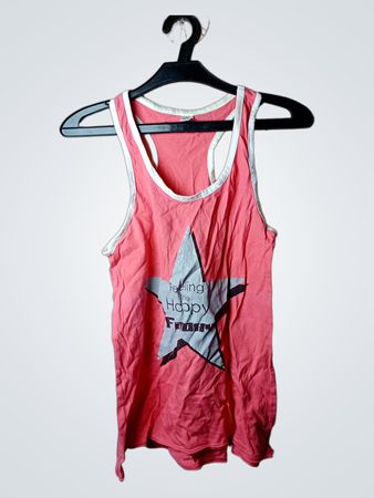 Levante "Feeling the Happy" Star Grafik Tanktop