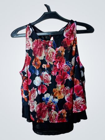 Forever 21 ärmelloses Top mit Blumenmuster