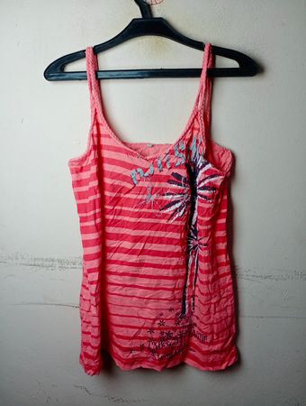 John Calvillo gestreiftes Tanktop