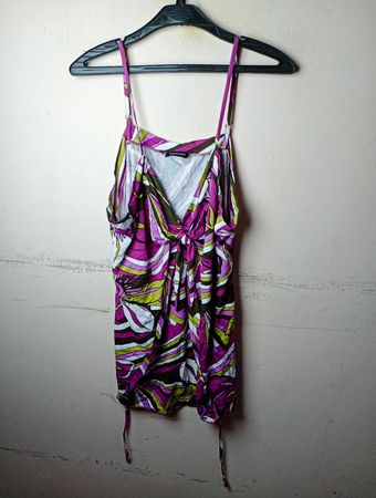Damen-Tanktop mit abstraktem Druck