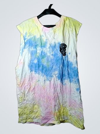 FSBN Regular Fit Batik-Ärmelloses T-Shirt