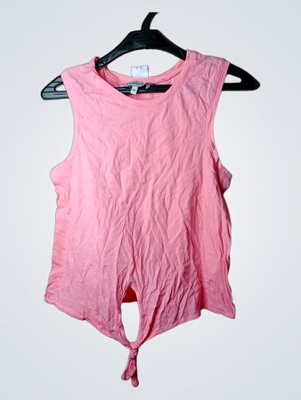 Clockhouse Pink Tanktop mit vorderer Schnürung