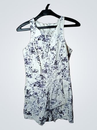Esa Lazyer Weißer Blumen-Jumpsuit