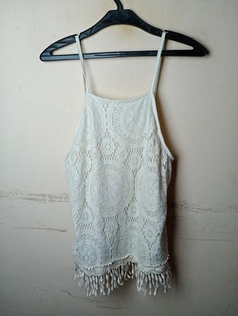 Xhilaration White Lace Trägertop