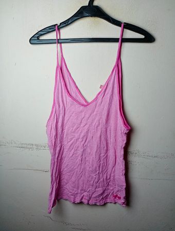 Rosa gestreiftes Tanktop
