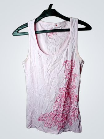 Esprit Pink Graphic Tank Top