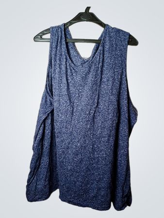 Blaues ärmelloses Tanktop