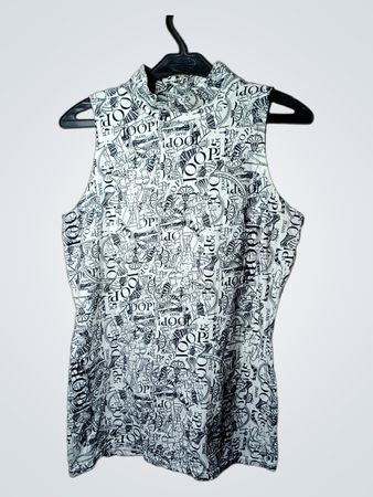 JOOP! Jeans ärmelloses Top mit Allover-Print