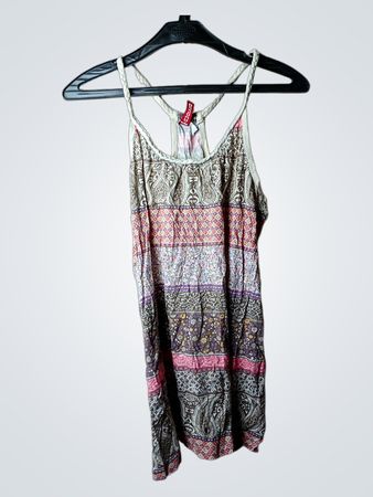 Divided H&M Boho-Print Spaghettiträger-Top