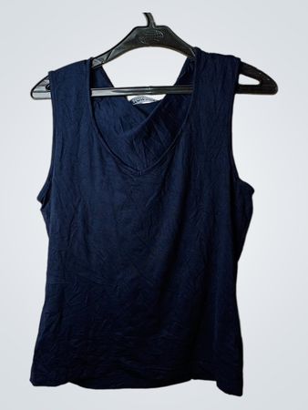 TAIFUN COLLECTION Navy Blue Tank Top