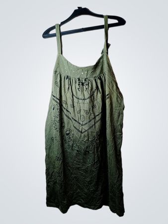 Ulla Popken grünes Kleid