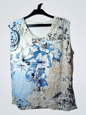 IN LINEA ärmelloses Top mit Floral-Print