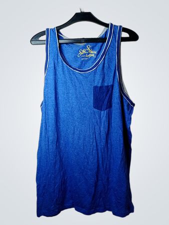 5th Shore Surf Shop blaues Tanktop