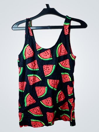 Wassermelonen-Print-Trägershirt