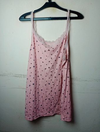 BENOTTI Pink Spitzensaum-Cami