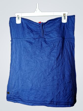 Blaues Edc trägerloses Top