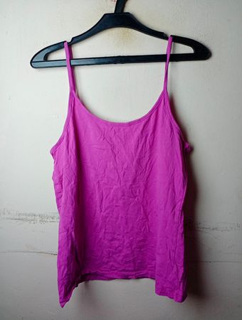 Elle Nor Women's Pink Spaghetti Strap Camisole Top Größe L (44/46)