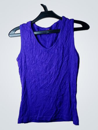 S.Oliver Purple V-Ausschnitt Tanktop