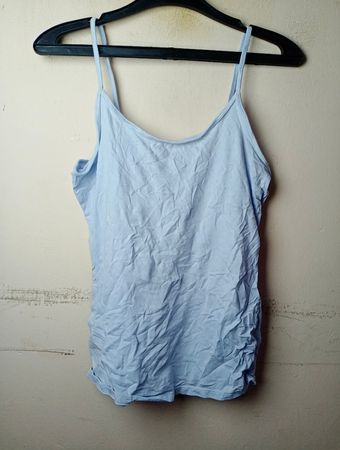 Essentials by Tchibo Light Blue Spaghetti-Träger-Top