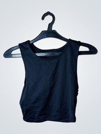 Schwarzes Tanktop