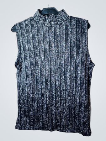 JEAN PAGALE Ärmelloses Top mit hohem, angedeutetem Kragen