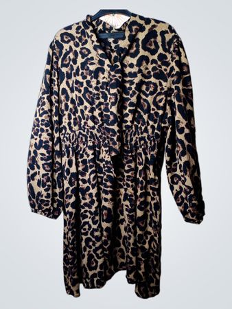 Leopardenmusterkleid