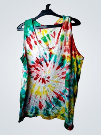 Batiktanktop mit Baumwollmischung
