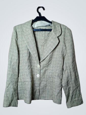 Damen Kariertes Blazer