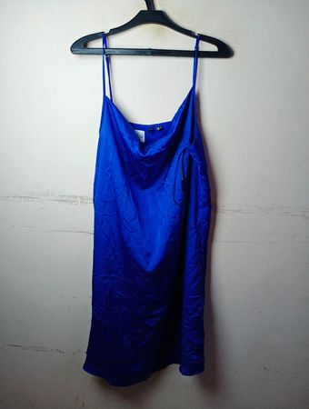 Vero Moda Blue Slip Dress